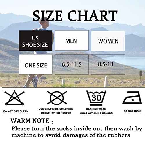 Spreezing Men's Grip Socks Soccer Anti Slip Athletic Socks For Men Non Skid Football Basketball Socks With Grip Pads, 4Pairs, 2Black+2White #TOP3