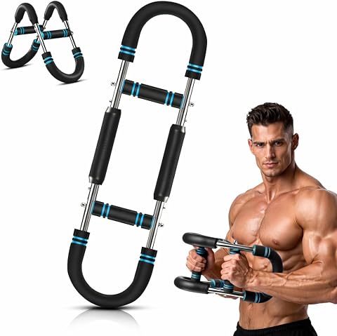 Twister Arm Trainer, Chest Exerciser for Men, Forearm Strengthener, Arm Equipment, Exercise Equipment for Home use, Home Gym Equipment for Strength Training, Adjustable Resistance Arm Trainer