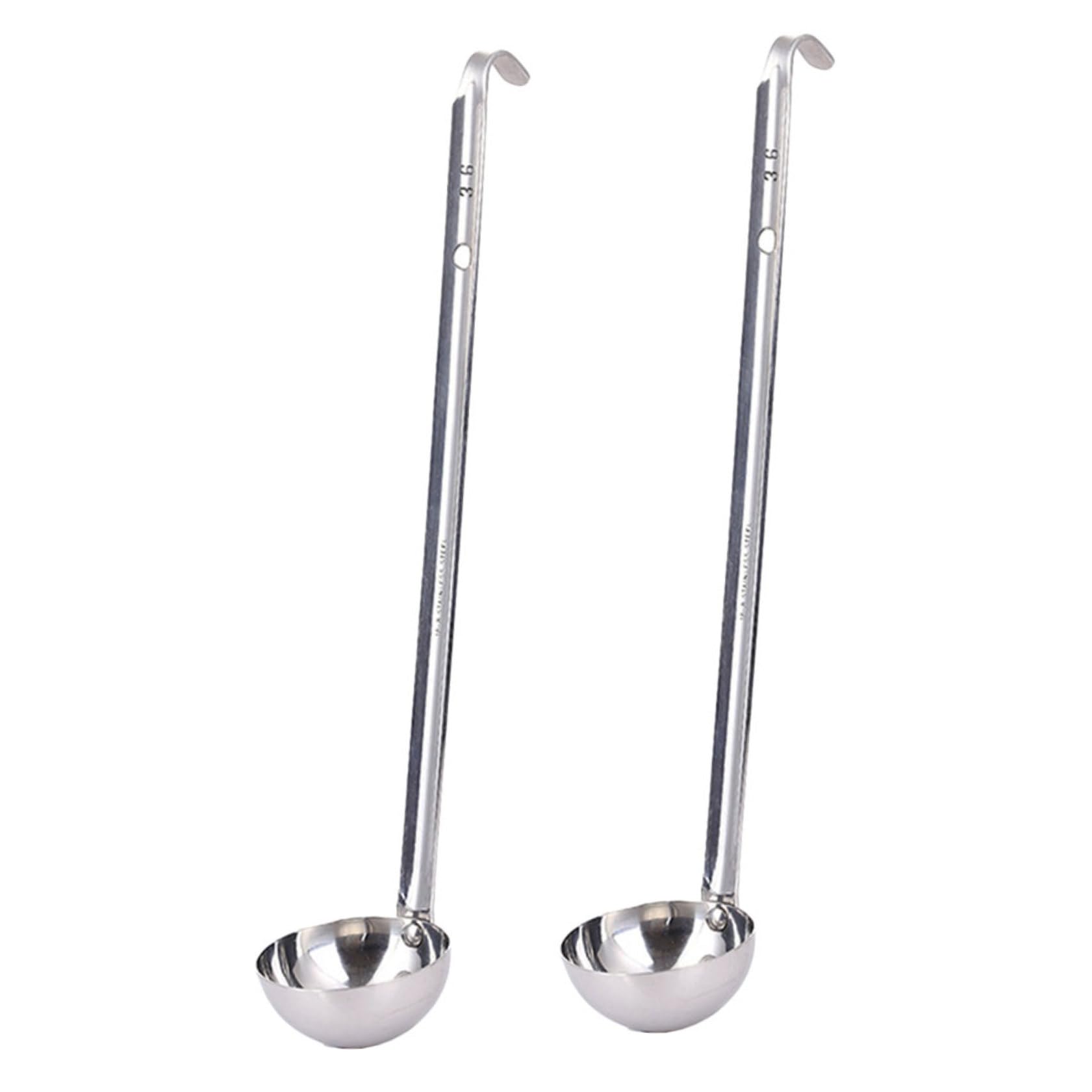 4piezas Cucharas De Cocina Inoxidable Mango Para y Salsas Utensilios Resistentes Al y Antiadherentes Para Cocinas y Restaurantes