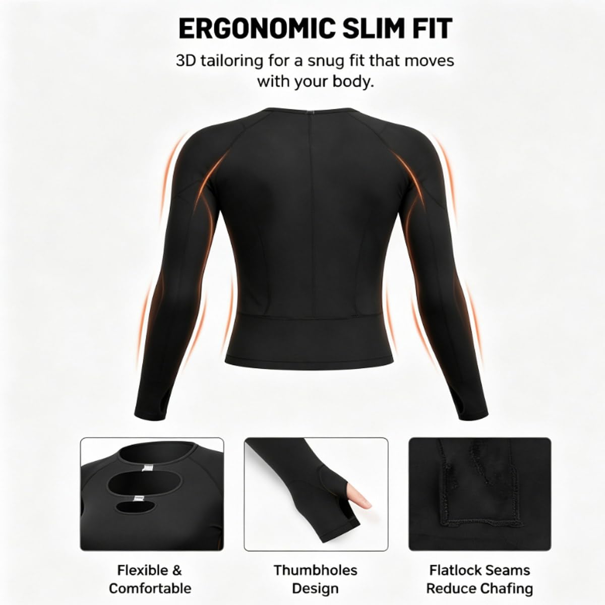 sous-vêtement de Protection Moto pour Femme avec Protections Amovibles – Haut de Compression à Manches Longues pour Moto, Cyclisme, Skateboard et Sports de Plein air(Size:L,Color:Blanc)