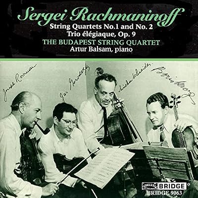 Rachmaninov - String Quartets Nos 1 and 2, Trio &eacute;l&eacute;giaque, Op 9
