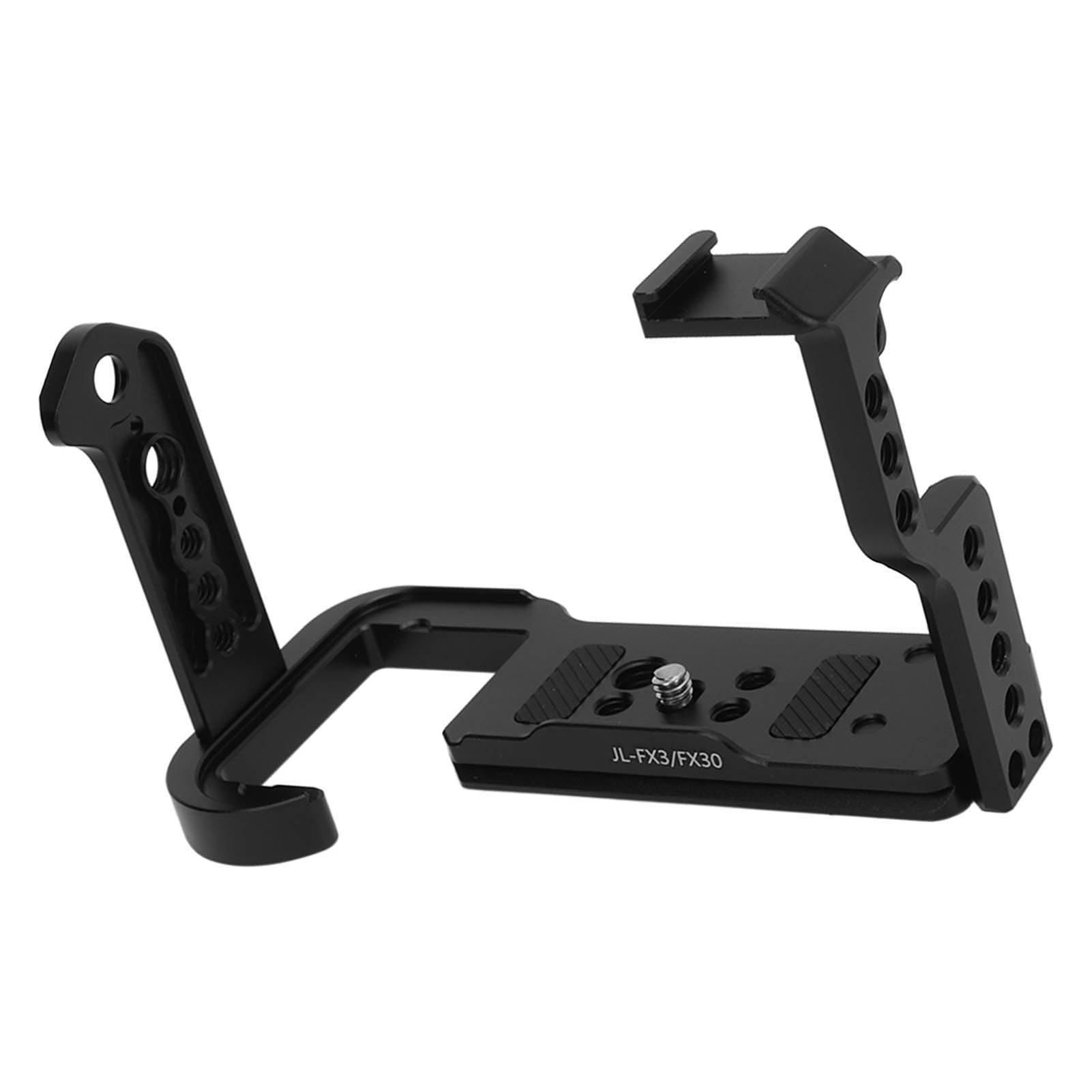 Naroote Staffa a Sgancio Rapido a L, Staffa Angolare in Alluminio, per | Design antiscivolo, aperture precise, installazione semplice, compatibilità più ampia, perfetto per FX3, FX30
