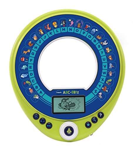 VTech ABC-Blitz &ndash; Interaktives, leuchtendes Buchstabenrad zum Lernen von Buchstaben, Lauten und W&ouml;rtern &ndash; F&uuml;r Kinder von 4-7 Jahren