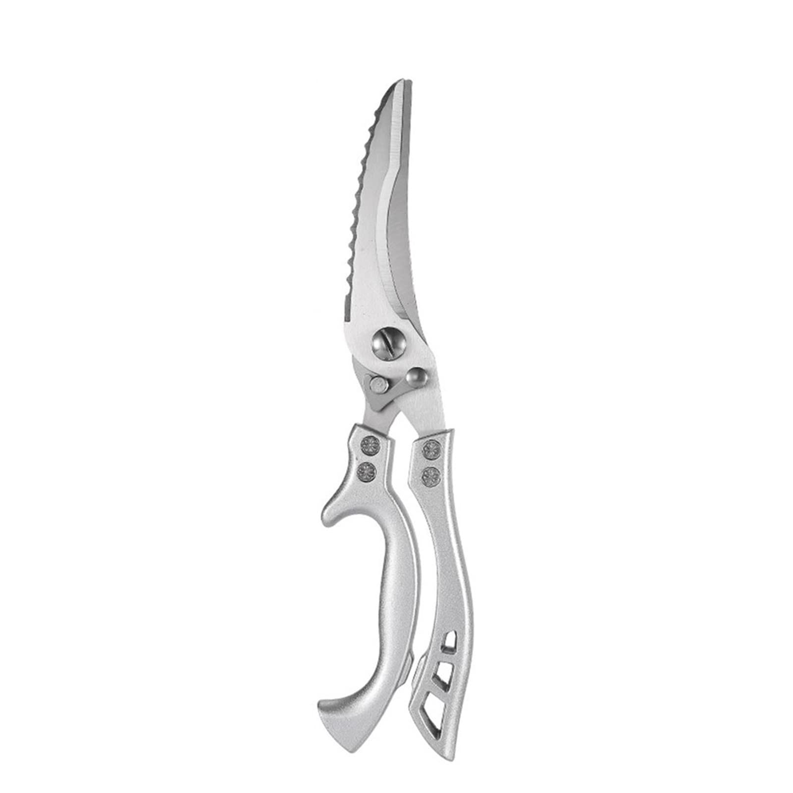 Gthtuhfd Kitchen Scissors Stainless Steel Kitchen Scissors Strong Chicken Bone Scissors Multifunctional Chicken And Duck