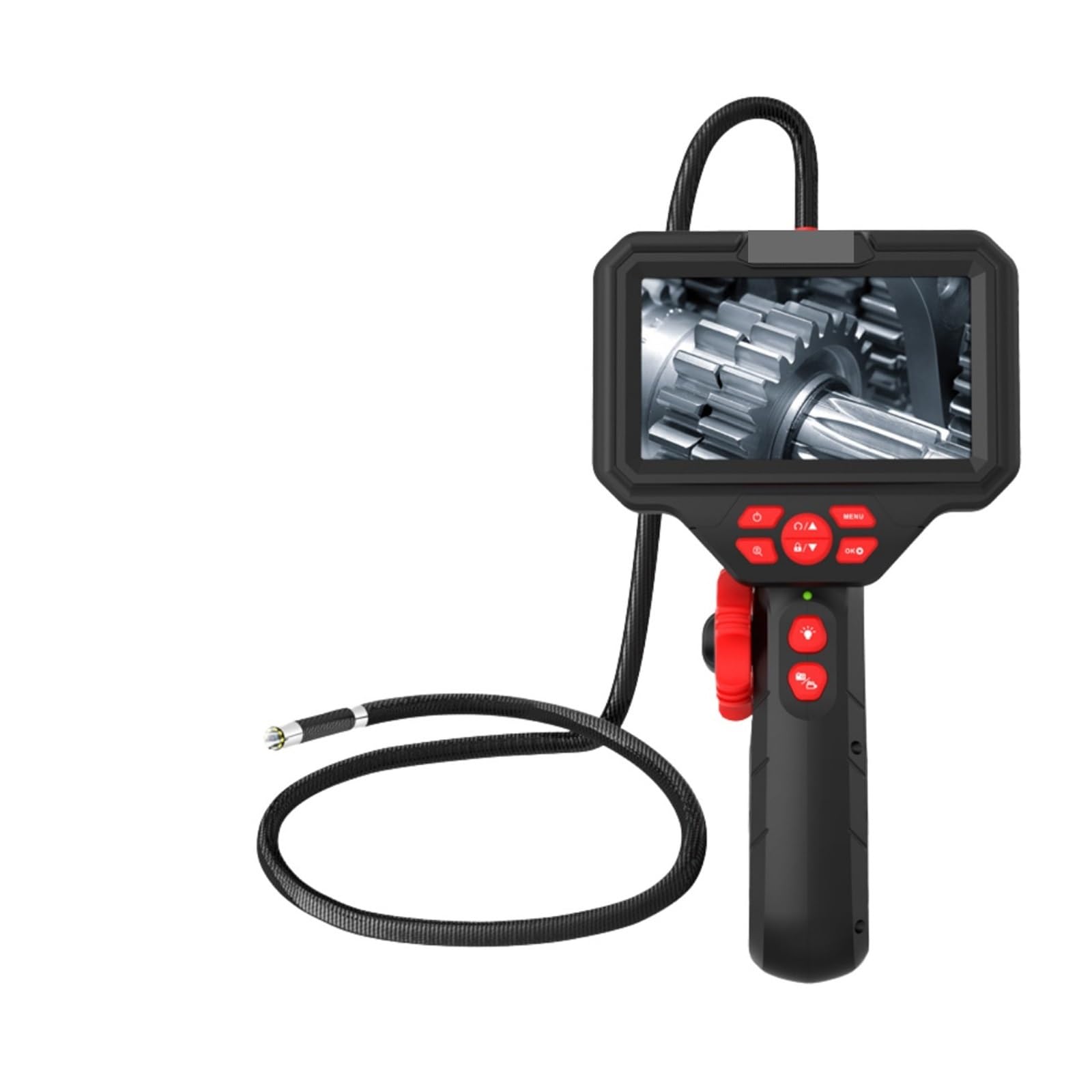 Sewer Camera, 6.0mm 8.5mm 5inches Rotatable 360Degree Endoscope Mini Camera Borescope Waterproof LED Car Inspection(360degree 6.0mm)