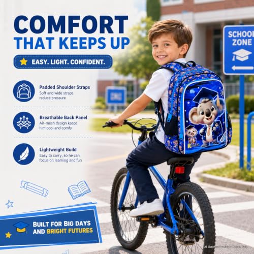 Image of AGSDON 3PCS Backpacks for Girls, 16 inch Elementary Kids Backpack Preschool School Bookbags and Lunch Box