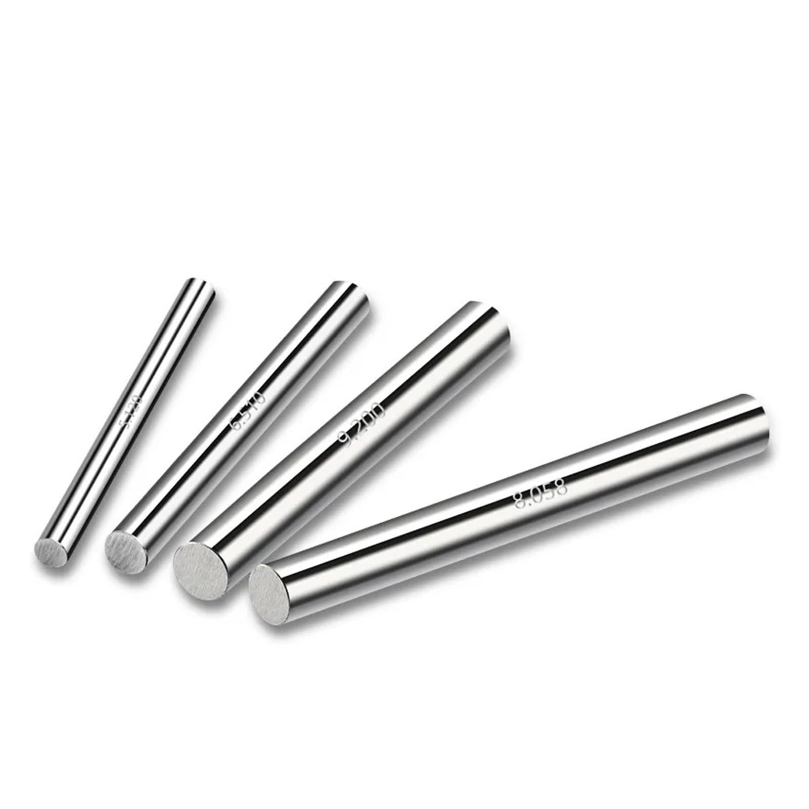50pcs Pin Gage Set 0.012 Inch - 0.137 Inch 0.001mm Minus Plus Pin Gauges Metal Tolerance Bearing Steel Tool