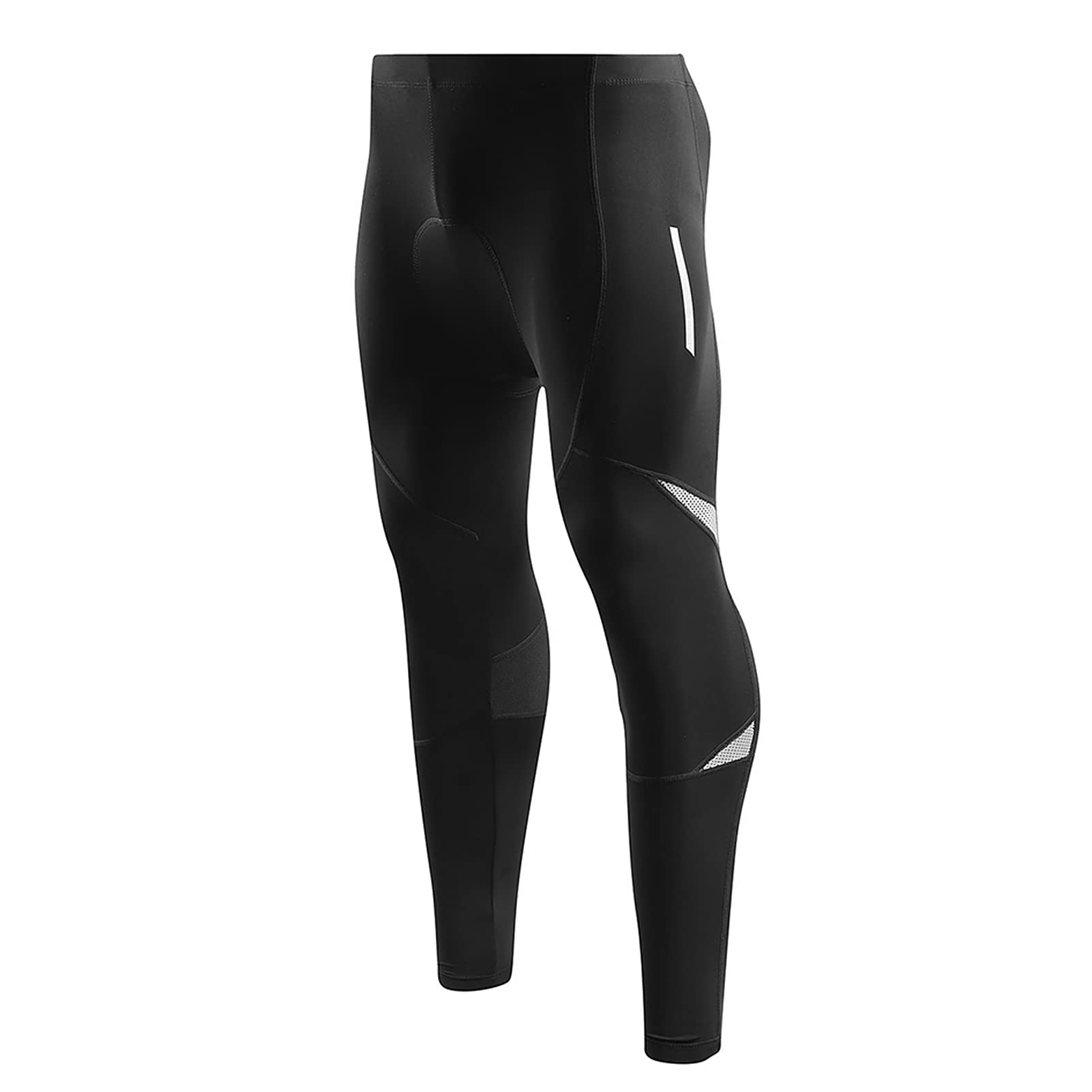 aixing Men's Reflective Bicycle Pants Padded Cycling Tights Leggings Outdoor Rig Bike Pants-picture-35