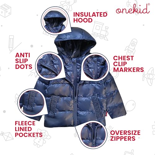 ONE KID The Road Coat Down | Car Seat Safe Winter Jacket | Crash Tested | Unisex | 12 Months-8 Years3