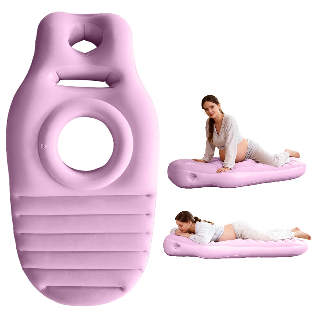 Tapis de yoga pour femmes enceintes avec trou pour séances prénatales