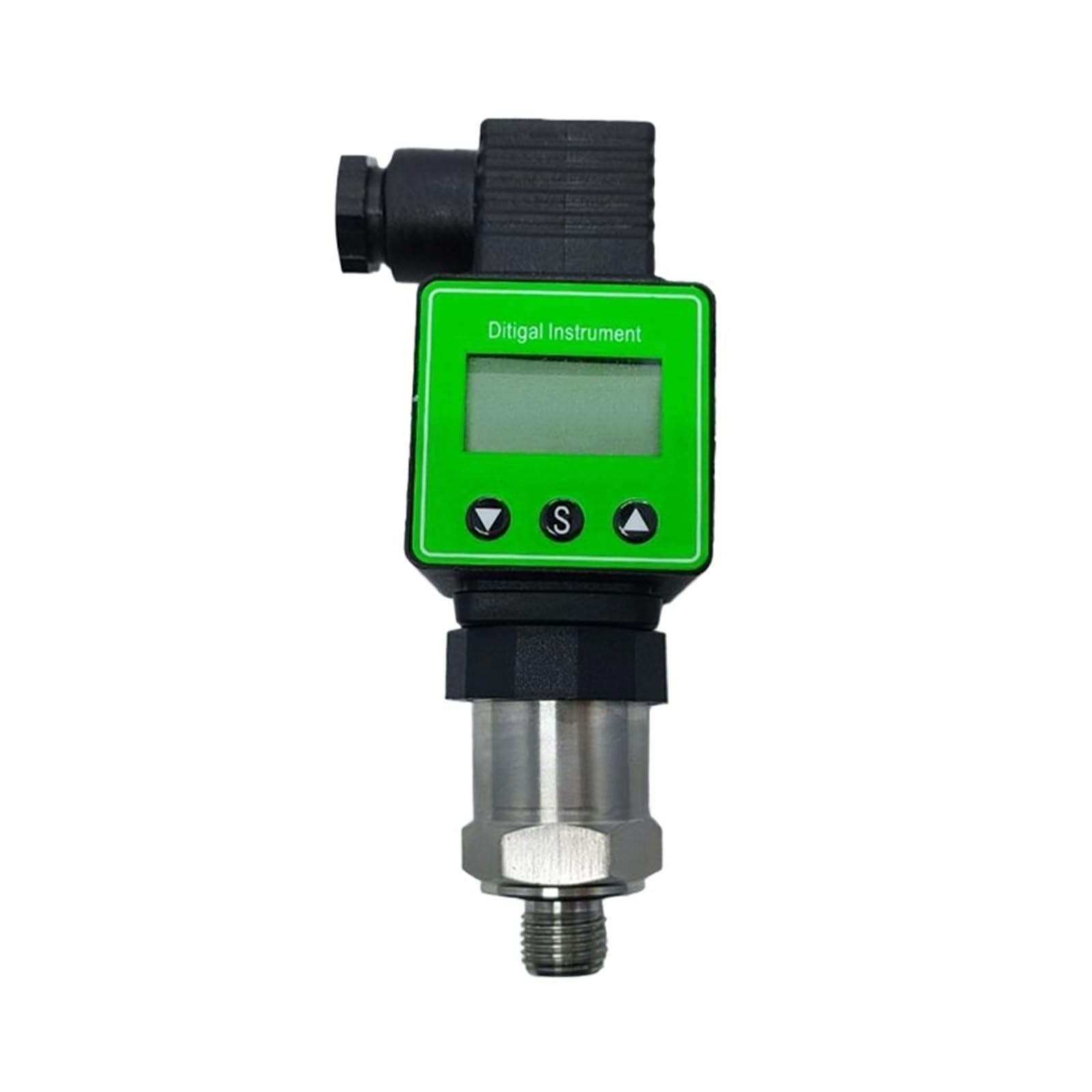 Vmvud 0-600Bar Pressure Transmitter With Lcd Display G1/4 12-36V 0-10V 0.5% Optional Stainless Steel Pressure Transducer Sensor(0-600Bar)
