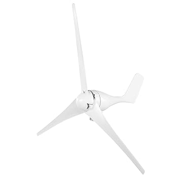 Denash Wind Turbine Generator Kit, 3 Blades Stable Operation Durable Low Noise Wind Power Generator, For Terraces Cabins Mobile Homes Boats( 2)