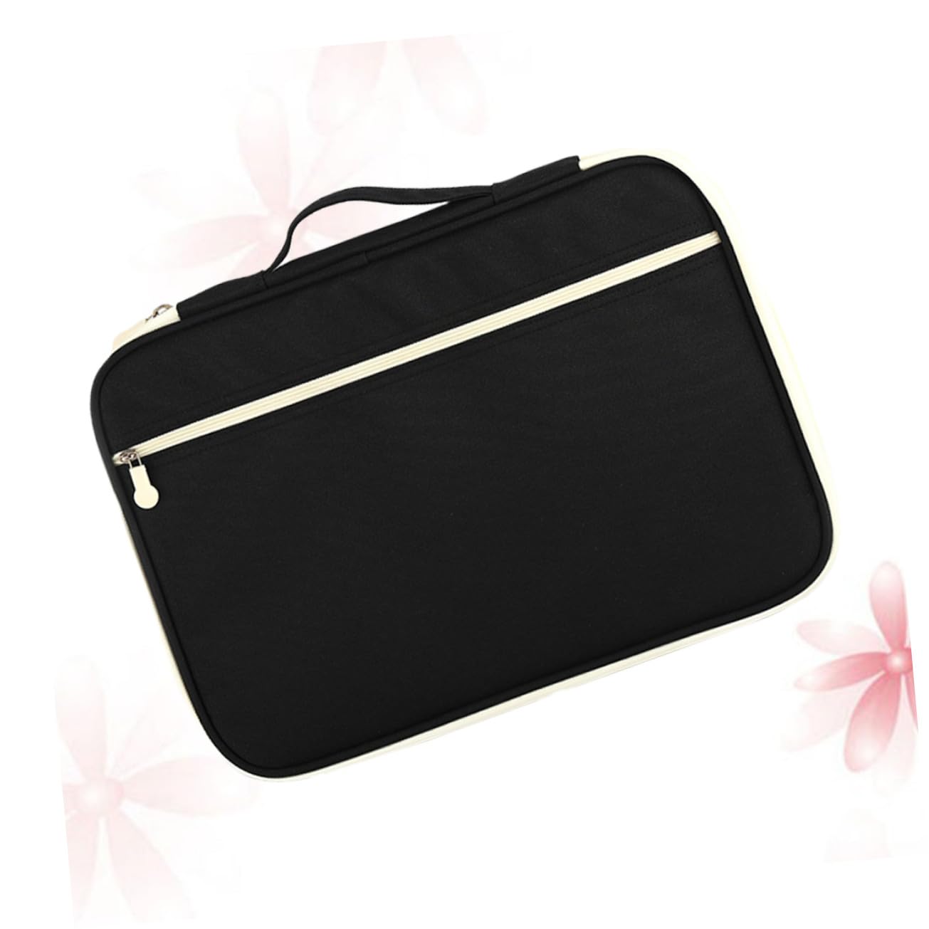 Gatuida Borsa Porta Documenti A4 Oxford Nero, Organizer Portfolio da Lavoro per Uomo e Donna, per Casa e Ufficio Ampio Spazio e Chiusura a Zip