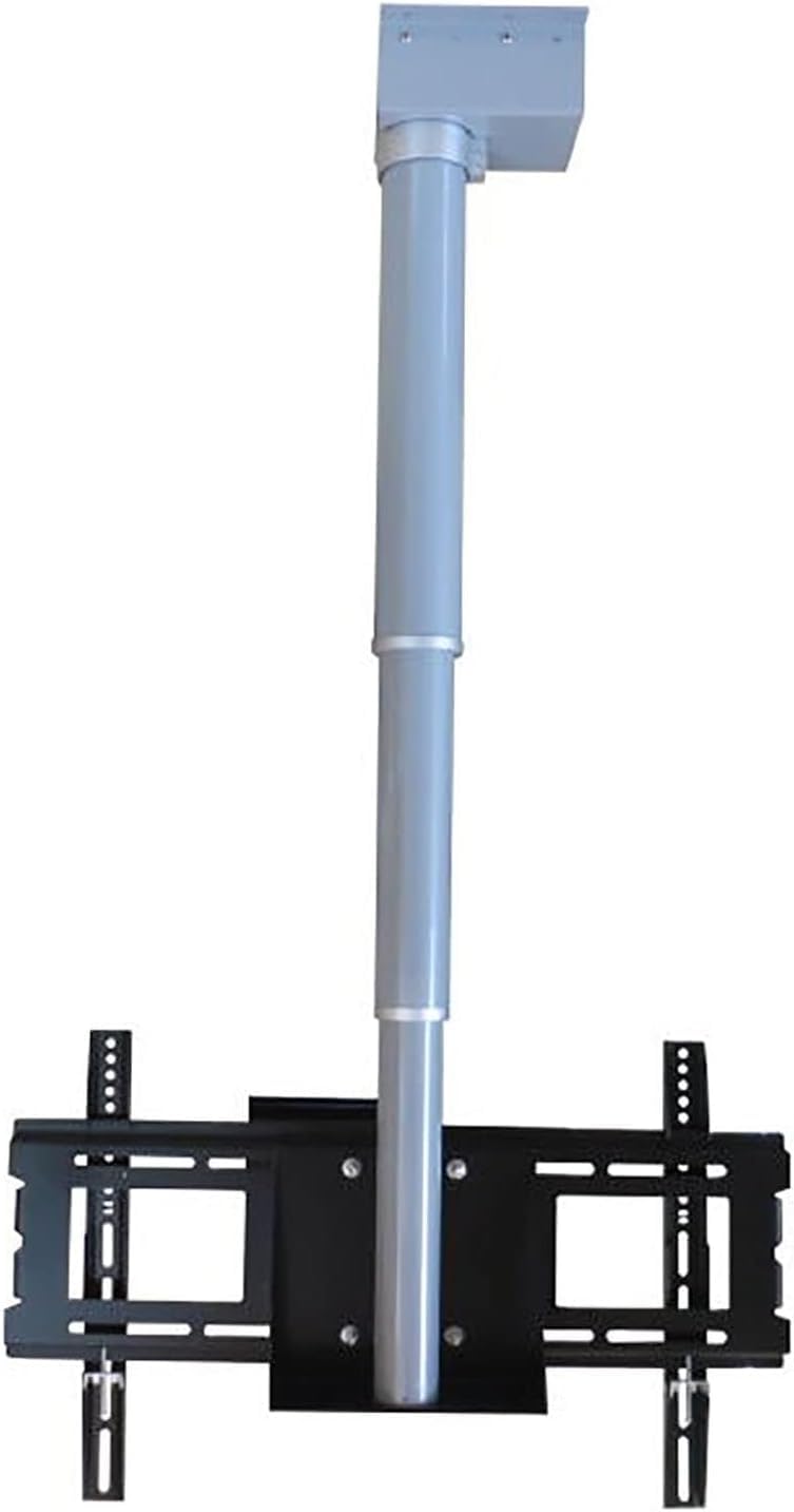 HPTHLY Electric Ceiling Tv Mount, Motorised Tv Bracket, Adjustable Height Electric Tv Lift With Remote Control - Motorized Tv Mount - Ceiling Tv Mount Bracket(50Cm)