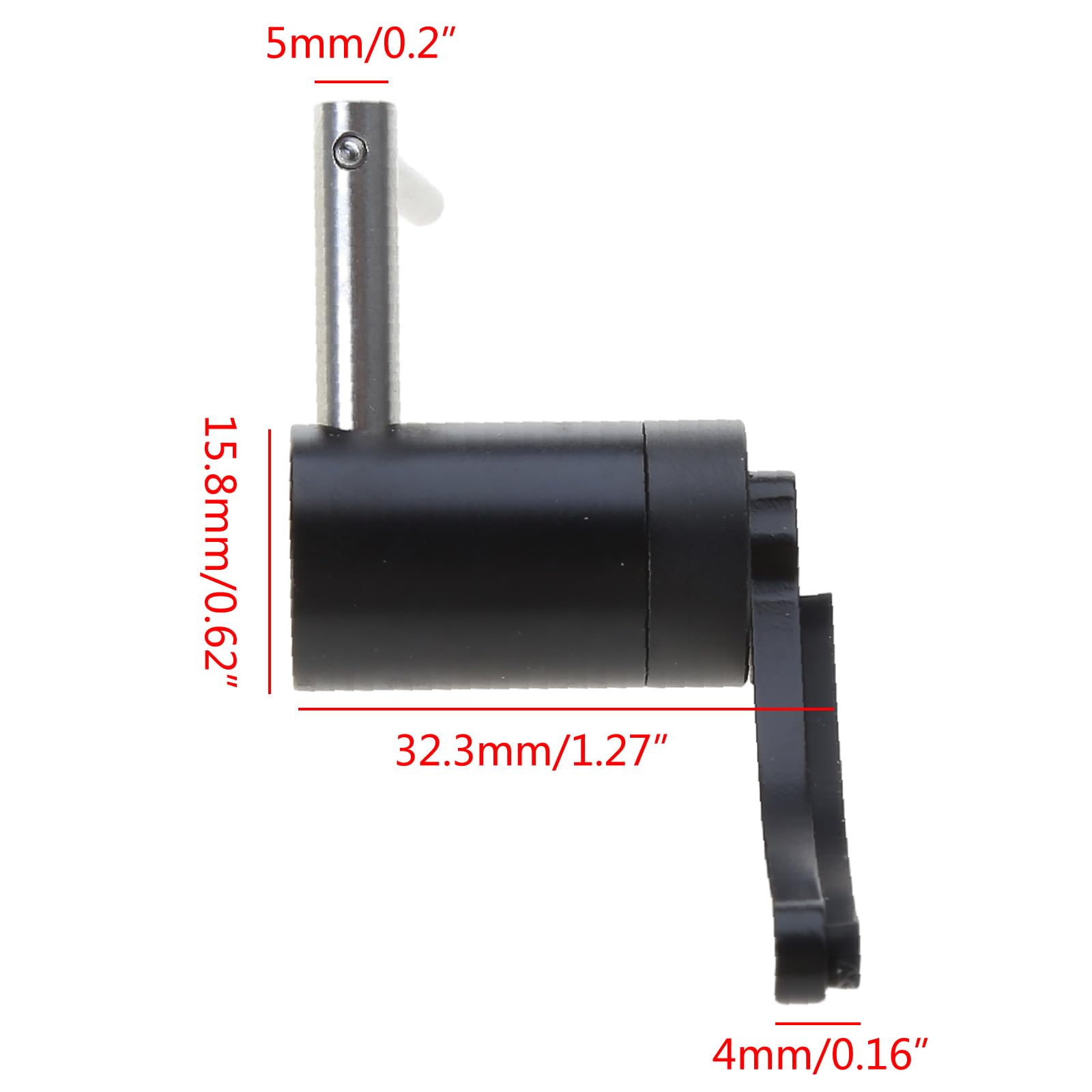 End Tone Arm Lifter Giradischi Registratore Disco Vinile Phono Braccio in Lega di Alluminio Parti di Ricambio Braccio Tono Professionale per Giradischi