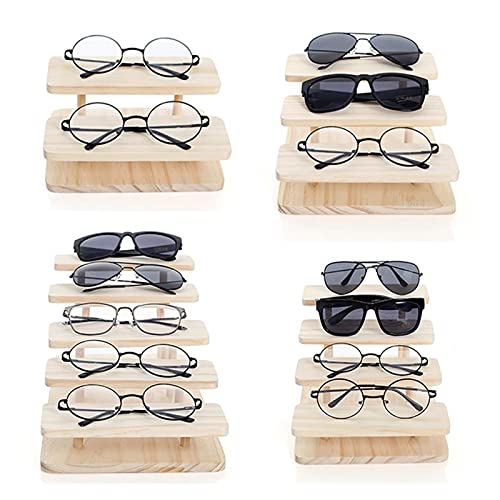 Soporte para Gafas de Sol de 2 Niveles con Base Multifunción 3