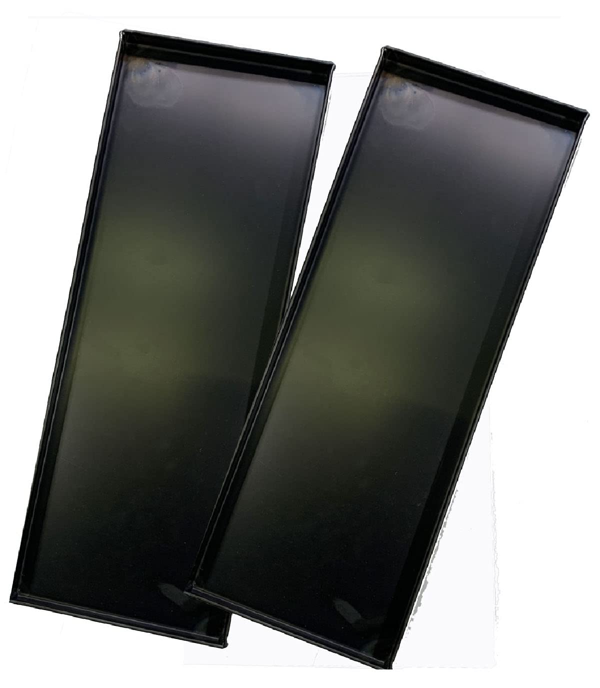 KIT Teglie forno Composto da due teglie 40x15x2 Cm ed una teglia 40x30x2 Cm, ferro blu per pizza professionale Spessore teglie 8/10 Pizza alta idratazione ideale per professionisti della pizza