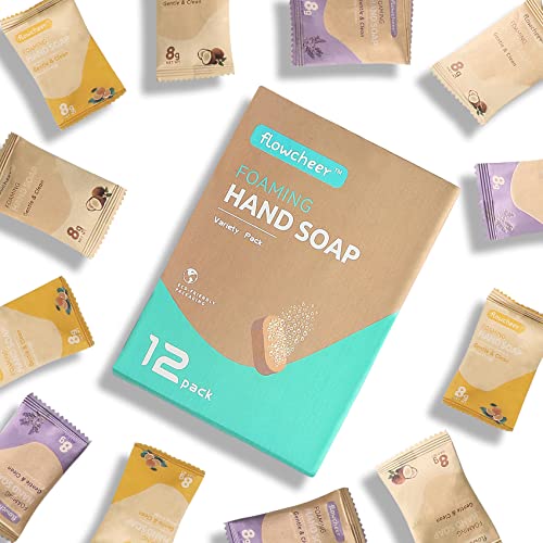 Flowcheer Foaming Hand Soap Tablet Refills-12 Pack Makes 132 Fl Oz (12 X 11Fl Oz Bottles)-Variety Fragrance Soap Refills Tablets For Using With Foaming Hand Soap Dispenser(Not Included) Only #TOP5