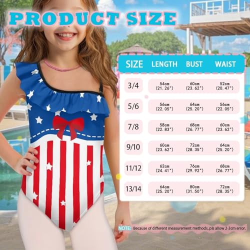 Image of Yzaoxia Girls One Piece Swimsuits Bathing Suit for Kids Swimwear 3-14Y