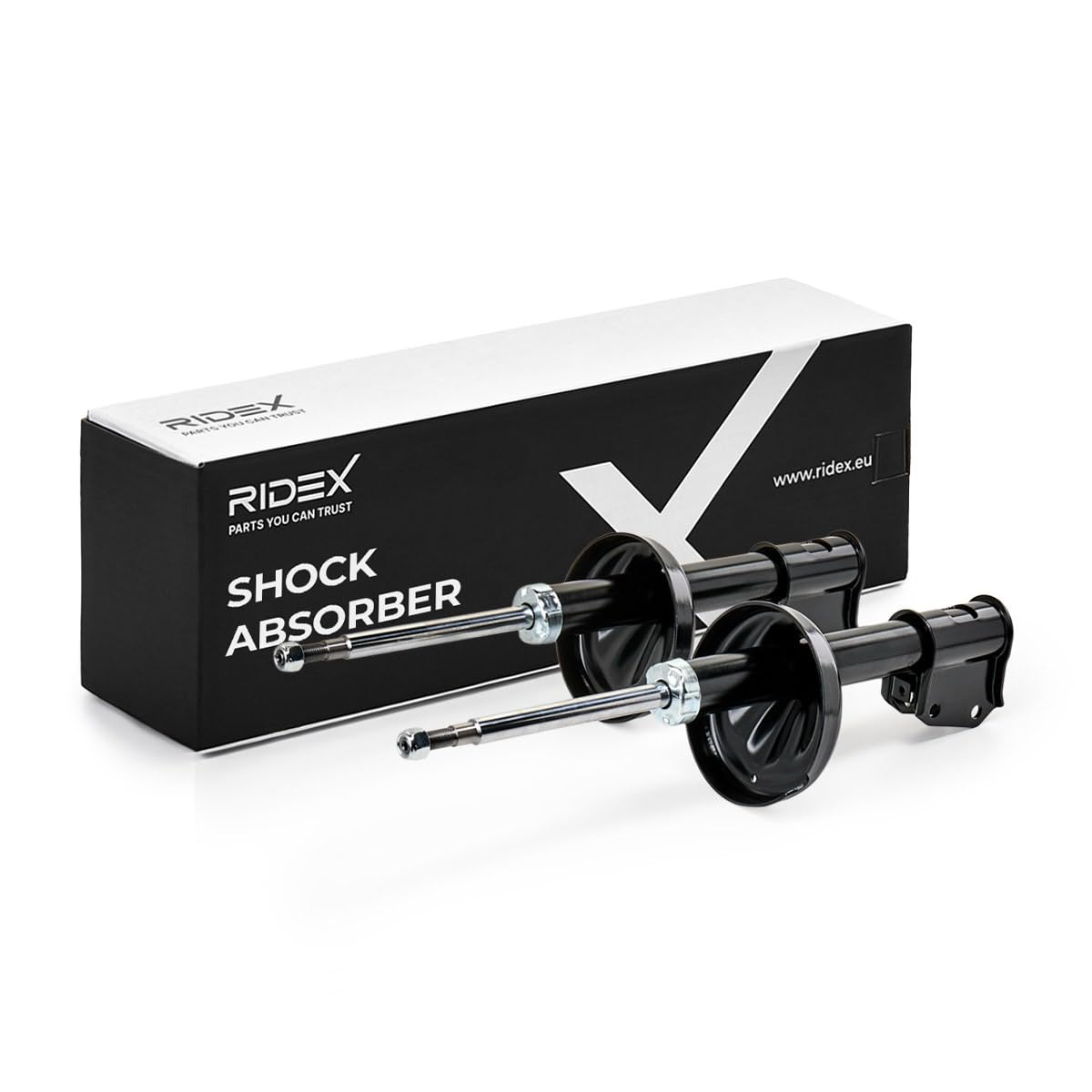 RIDEX 854S2221 2x Ammortizzatore Anteriore Compatibilità con RENAULT Clio 2 BB0/1/2, CB0/1/2