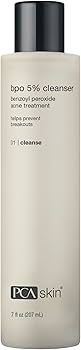 Amazon.com: PCA SKIN 5% Benzoyl Peroxide Face Wash, Foaming Acne