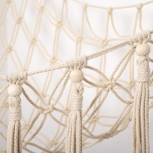 Ykbu Stuffed Animals Storage Hammock Toy Organizer Corner Hanging Net Macrame Toy Hammock Plush Toy Holder Boho Decor For Nursery Playroom Bedroom Kids Room #TOP3