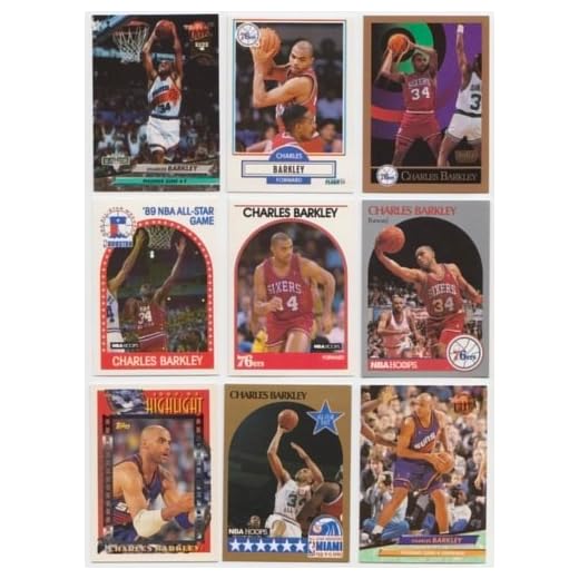Charles Barkley / 25 Different Basketball Cards featuring Charles Barkley