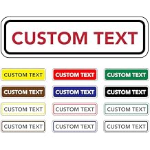 Custom Street Sign,Custom Metal Sign Outdoor,Personalized Signs for Outside,House Door,Wall,Yard,Office,Business,Aluminum Smooth Surface Ultra Clear 8 x 2 inch