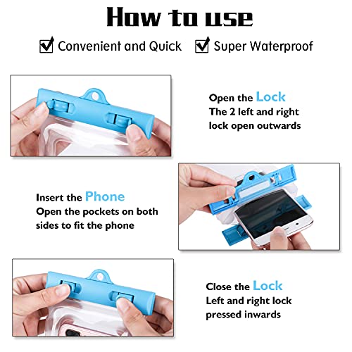 Xnuoyo Custodia Impermeabile Smartphone Borsa, 2