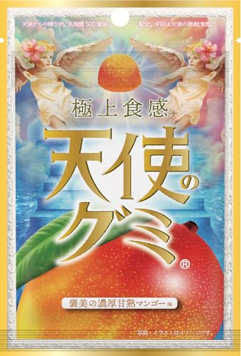 アイデアパッケージ 天使のグミ 褒美の濃厚甘熟マンゴー味 40ｇ×10袋のサムネイル