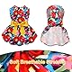 BOTOWO Hundekleid Schöne Hundekleider Kleidung Welpe Biege Kleidung Haustierkleidung für kleine Hunde und Katzen (rot, XL)