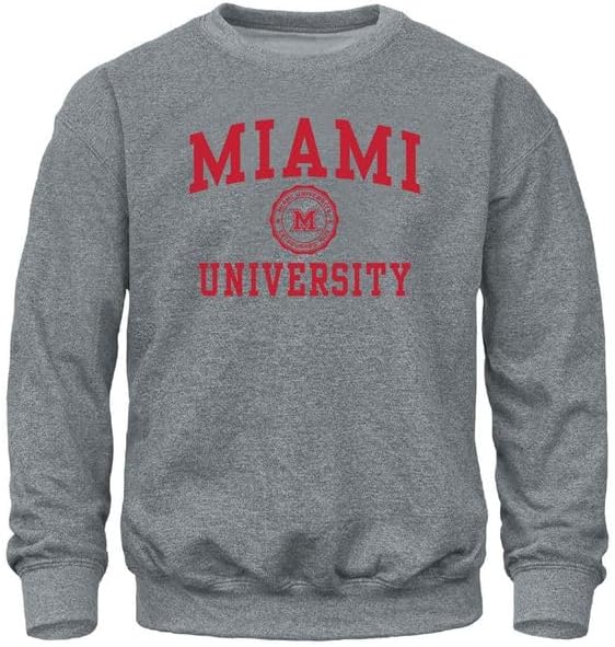 Barnesmith Crewneck Sweatshirt for College, Heritage Logo, Adult Unisex