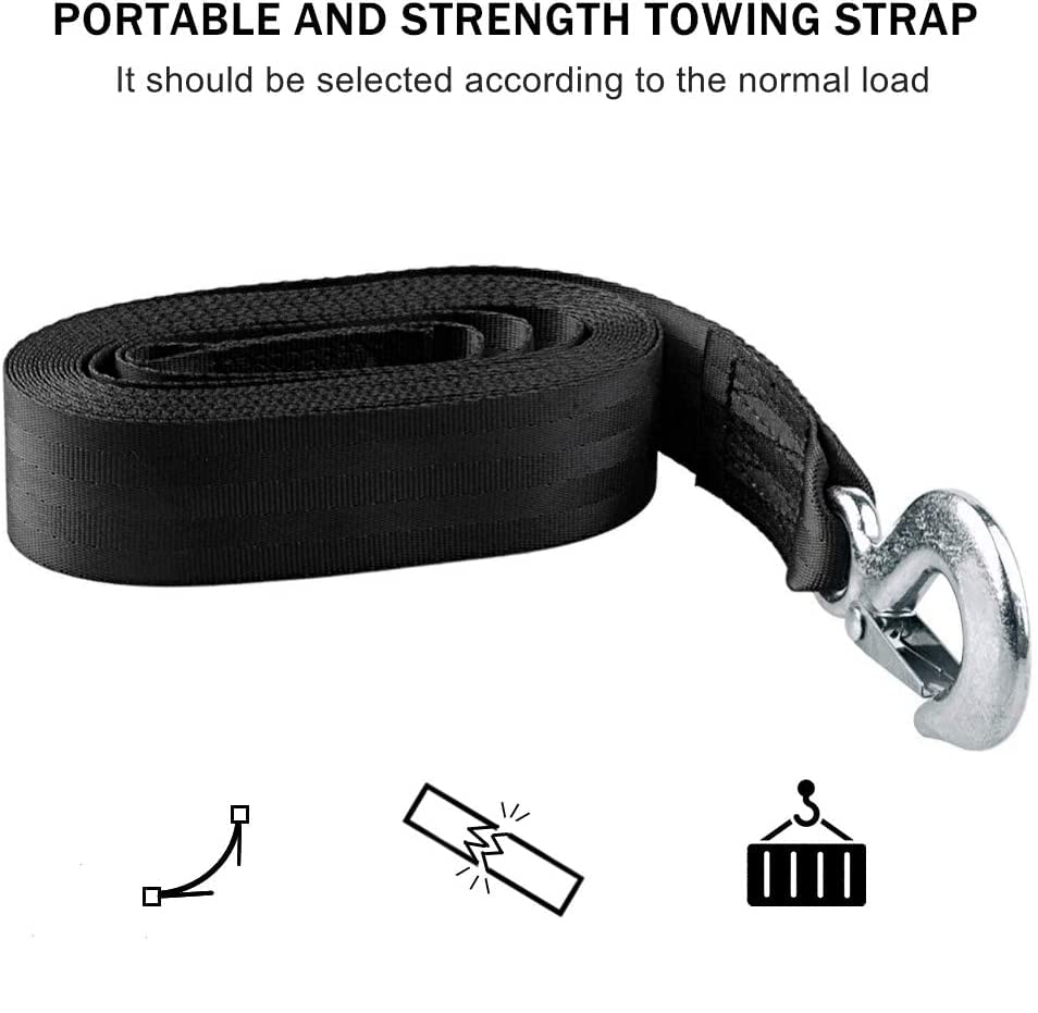 Cinghia Per Verricello Barca Ongoion 6m - Professionale, Poliestere, Gancio Resistente - Foto 6