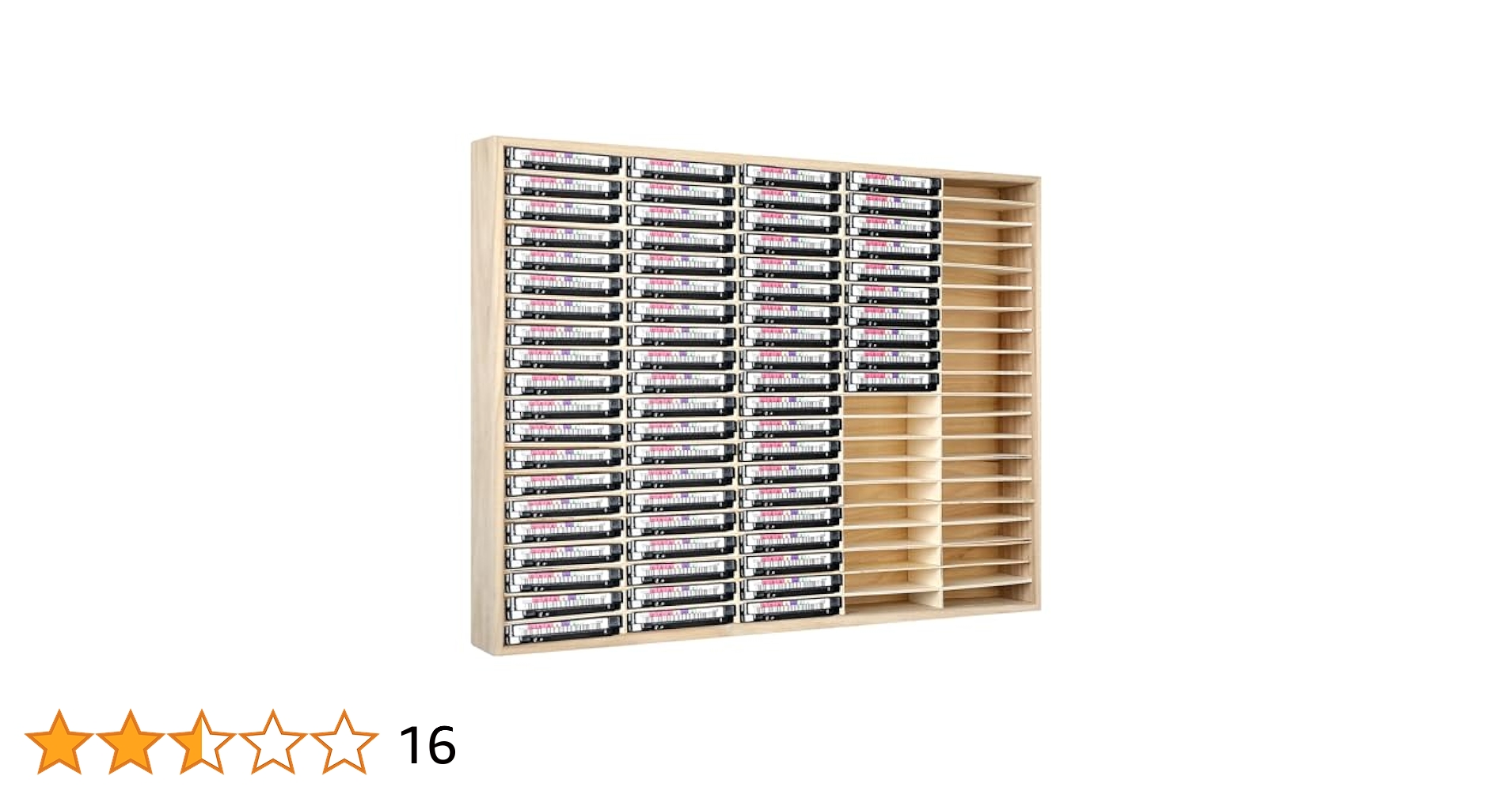 Amazon.co.jp: Beeveer 100スロット カセットテープストレージ