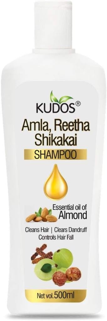 Kudos Amla Reetha Shikakai Shampoo - 500 Ml