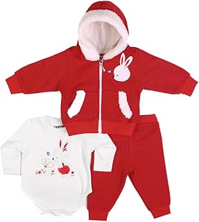 طقم بيجامة شتوي للأطفال البيبي حديثي الولادة من زيركون، 1205