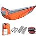 Produktbild Easy Eagle Camping Hängematte Outdoor XL 300kg Traglast 260 x 140 cm Ultra-Leichte Fallschirm-Seide mit 2 Karabiner Befestigung - Reise Strand Garten Travel