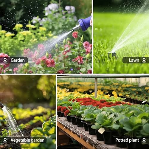 Image of LABART Sprinkler Timer, 3 Outlets Programmable Water Timer with Brass Inlet for Garden Hose, Outdoor Hose Timer with Rain Delay /Manual /Automatic Watering System, Digital Irrigation Timer for Yard /Lawn