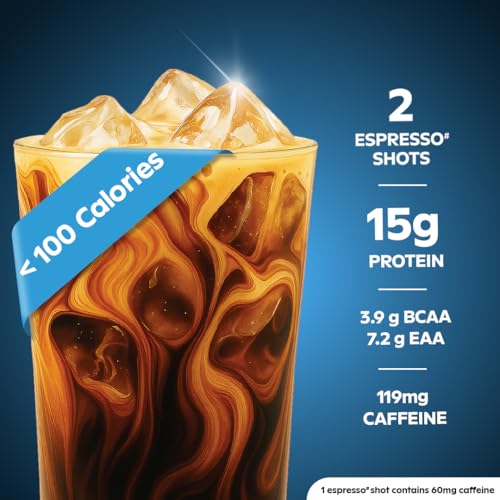 Image of Sleepy Owl French Vanilla Protein Coffee Powder, 15g Whey Protein & 2 Shots Espresso per Sachet, Less than 97 Cal, No Added Sugar, Real Cold Coffee, Light & Easy to Digest, Pack of 5 Sachets (5N x 25g)