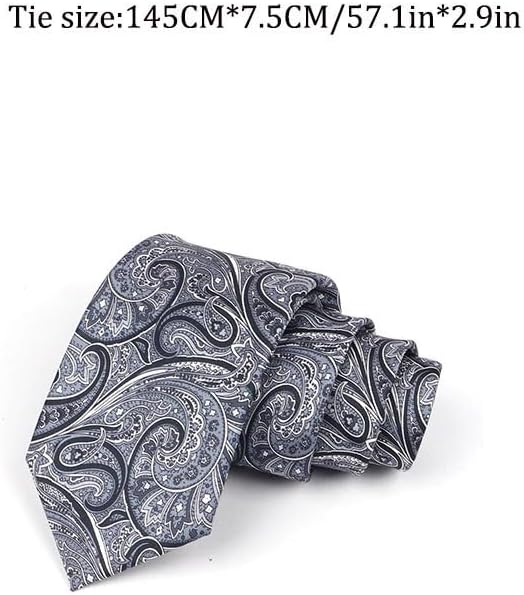 Casual Business Wedding Printed Tie Embroidered Men's Formal Everyday Necktie