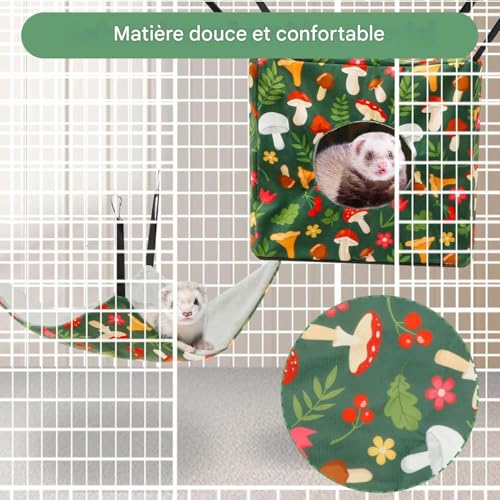 Hamac pour hamster respirant : la solution contre les lits glissants de cage