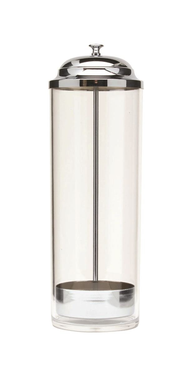 Genware NEV-99011 Acrylic Straw Dispenser, 10"