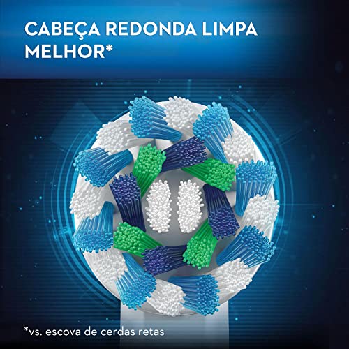 Escova Elétrica Recarregável Oral-B Genius 8000 Bivolt + 2 Refis Sensi Ultrafino e CrossAction