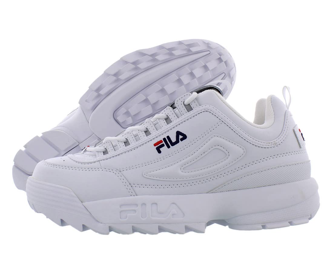 FILA Men's White/Navy/Red