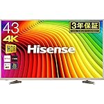 ハイセンスのテレビ HJ43N5000 [ゴールド]