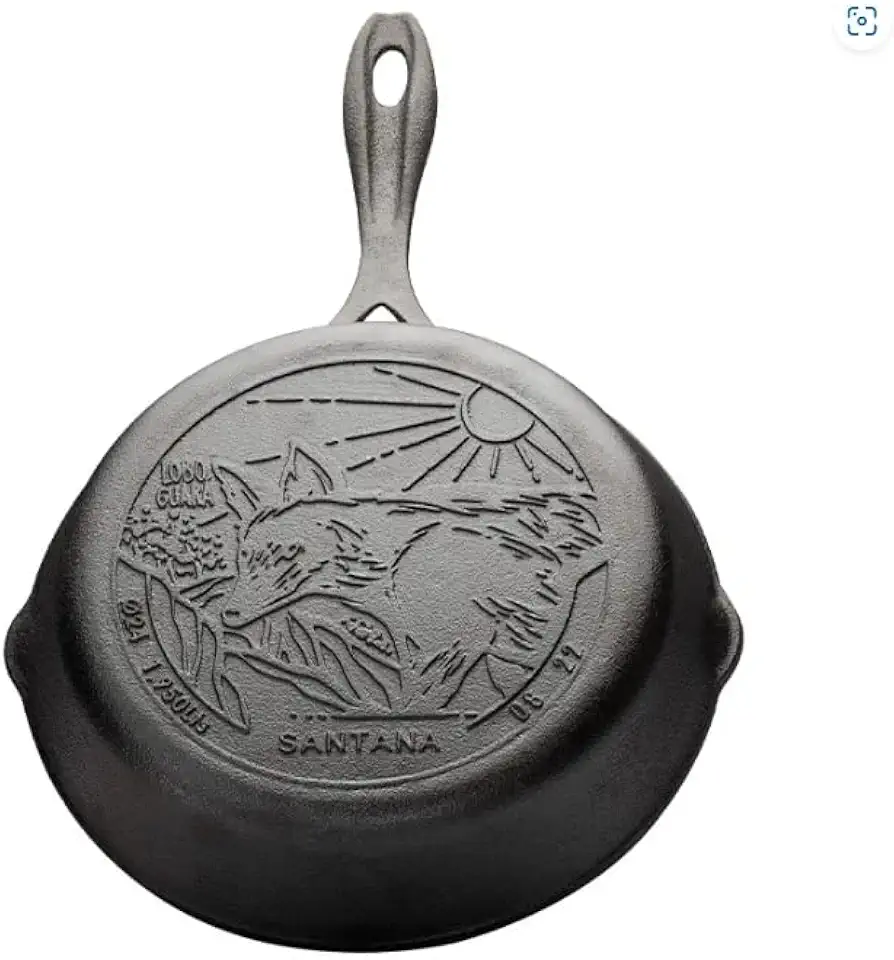 Frigideira Líder Ferro Fundido Lider Colecionável Lobo Guara 24cm