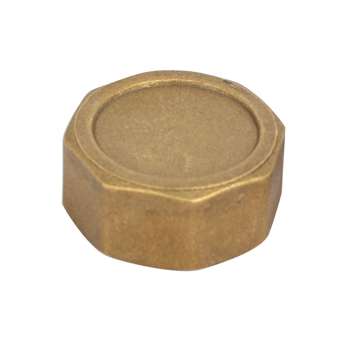Aexit Raccordo per tappi per tubi a testa esagonale in ottone filetto femmina 1BSP Raccordo 8 pezzi ID: 952104