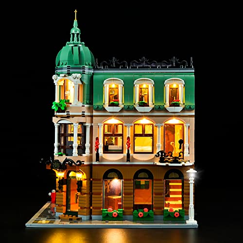 BOOVAX Beleuchtungsset für Lego Boutique Hotel 10297 - Beleuchtung Lichtset (Nur Beleuchtung) (Classic Licht) – Bild 7