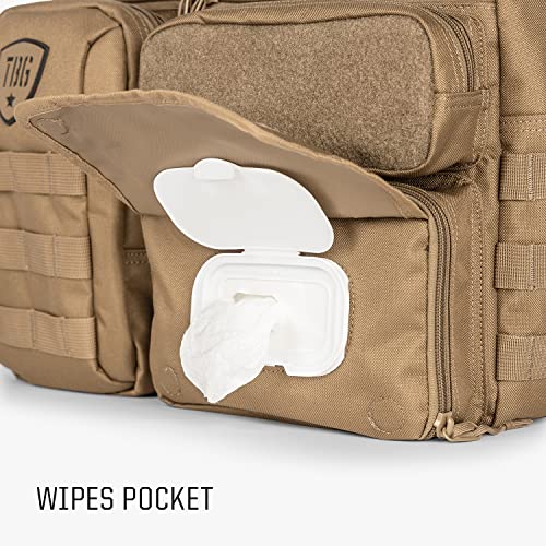 Tactical Baby Gear Deuce 3.0 Tactical Diaper Bag With Changing Mat (Coyote Brown) #TOP5