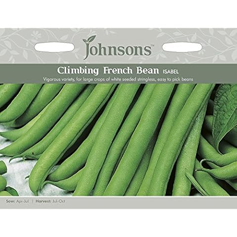 Johnsons Climbing French Bean Isabel Seeds Cover